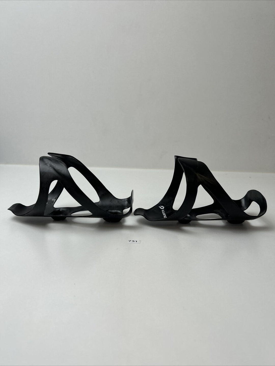 (2) Black Burn Carbon Water Bottle Cage