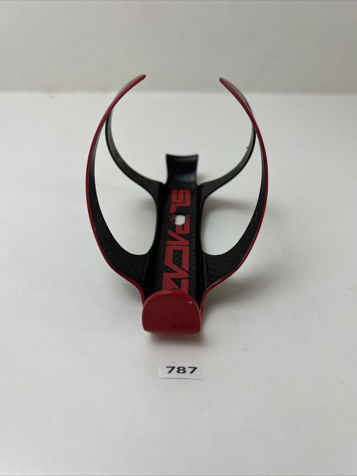 Supacaz Fly Carbon Bike Bicycle Water Bottle Cage Black / Red Bottle Cage