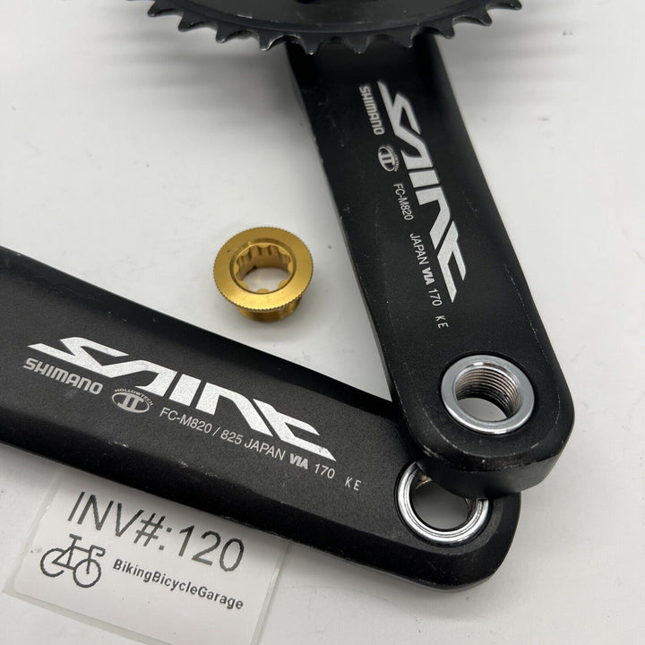 New Take-Off Shimano Saint FC-M820 36T 170mm Downhill MTB Crankset