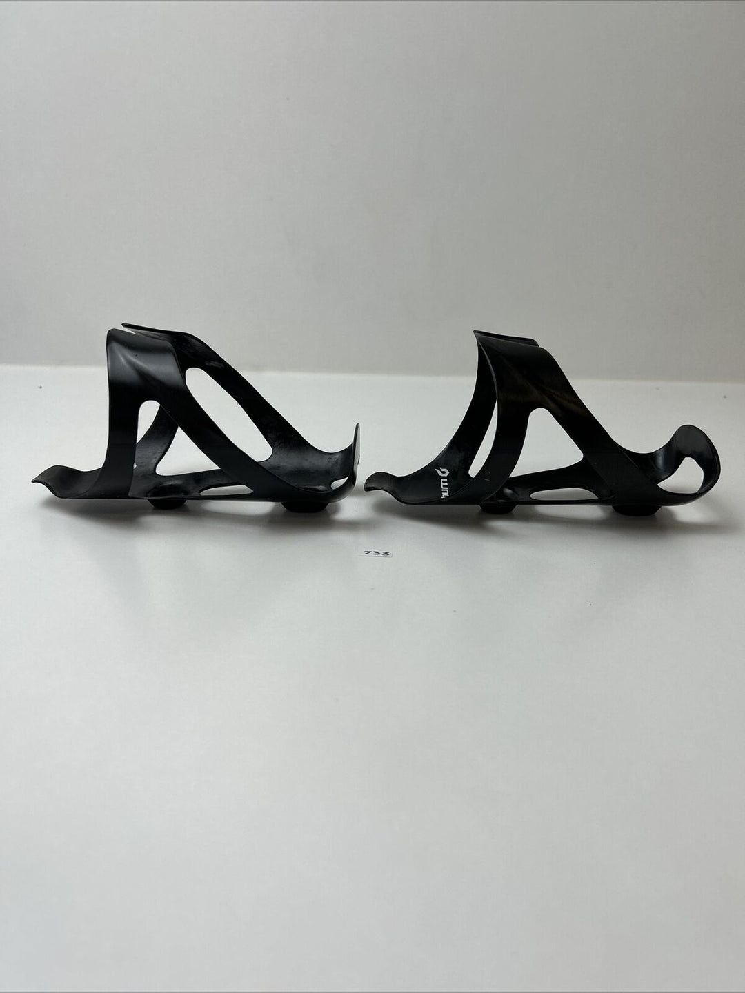 (2) Black Burn Carbon Water Bottle Cage