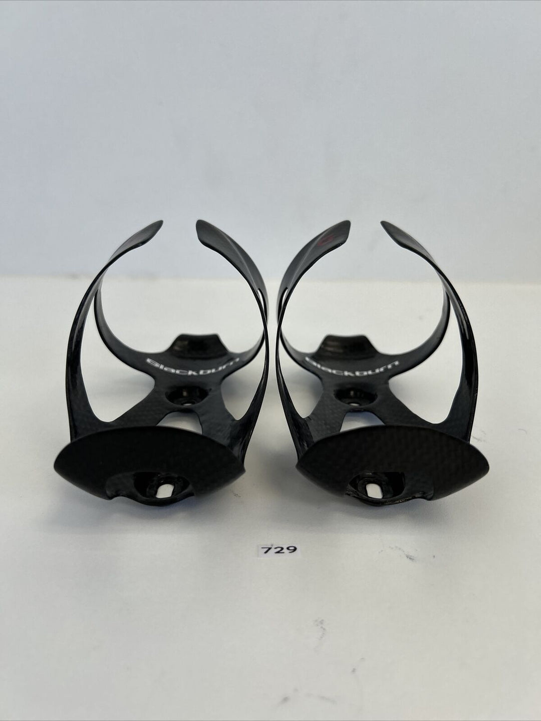 (2) Black Burn Carbon Water Bottle Cage