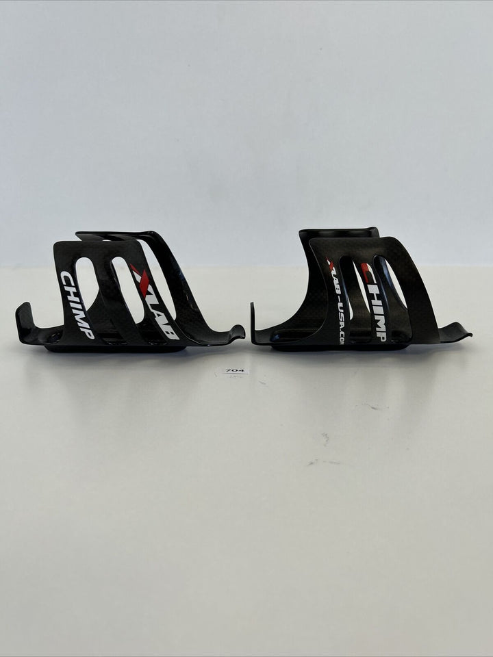 (2) XLAB Chimp Carbon Water Bottle Cages