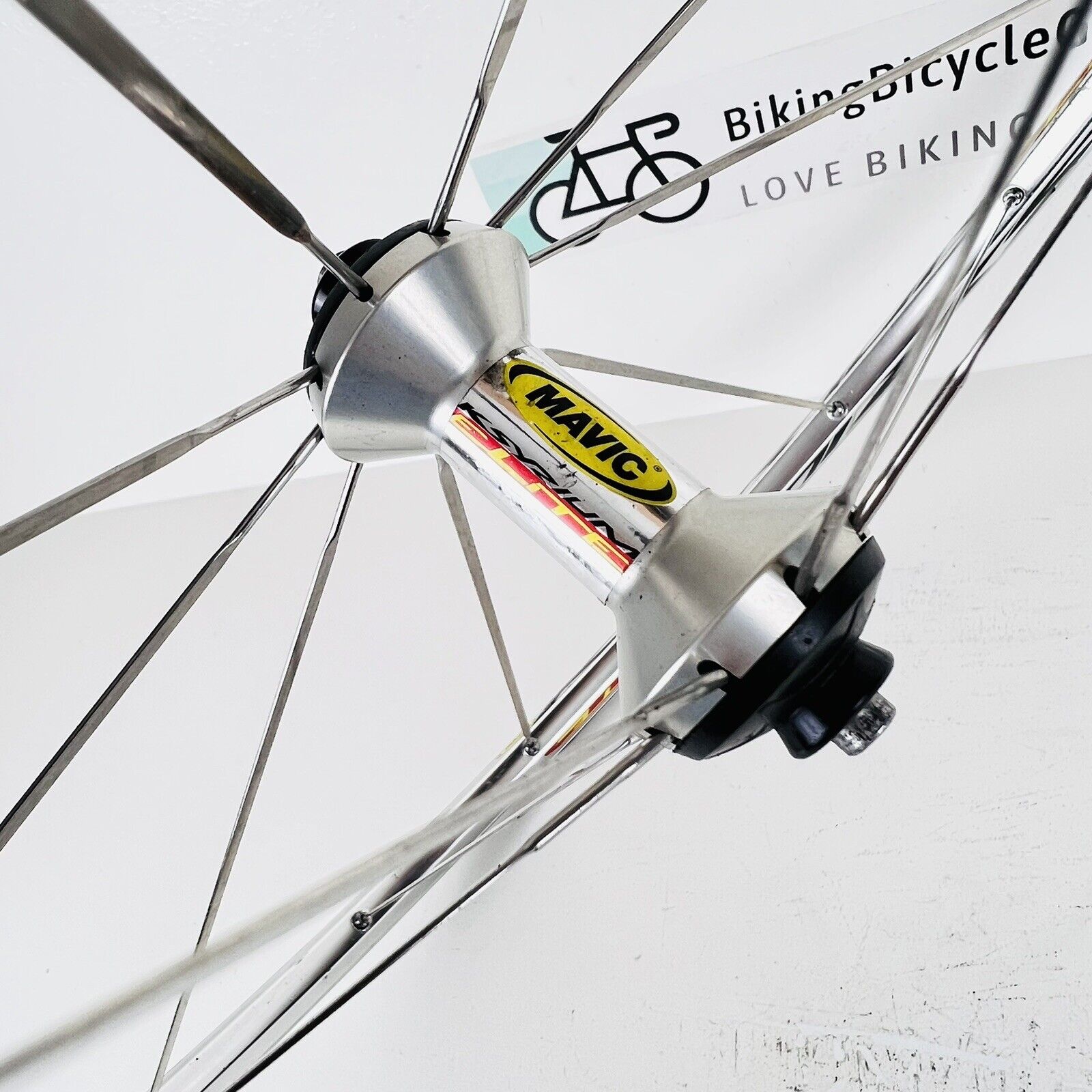 Mavic Ksyrium Elite Gray Road Bike Aluminum 700C Front Wheel