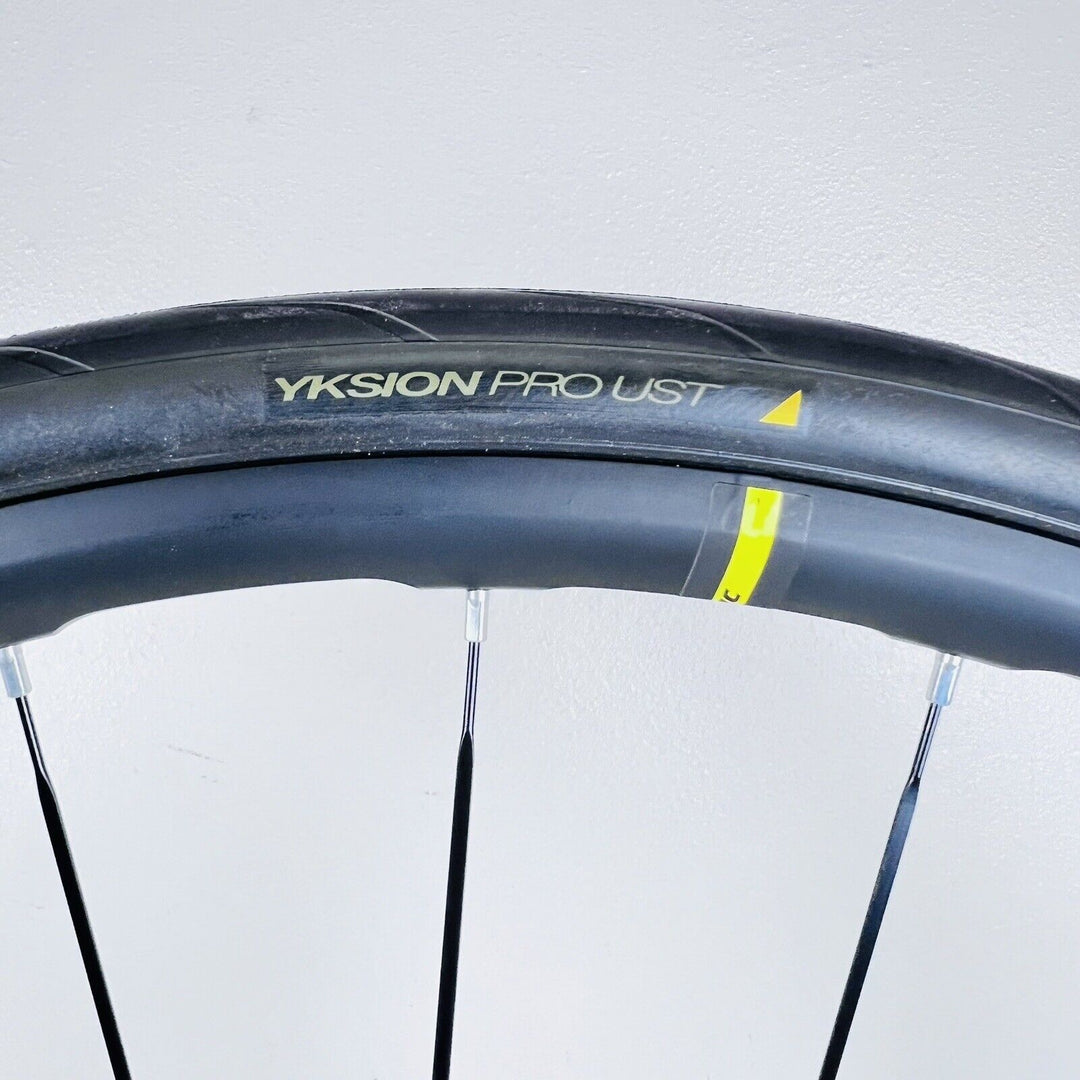 Mavic Ksyrium UST Black Road/Gravel Bike Tubeless Ready W/tires 100/142/12mm