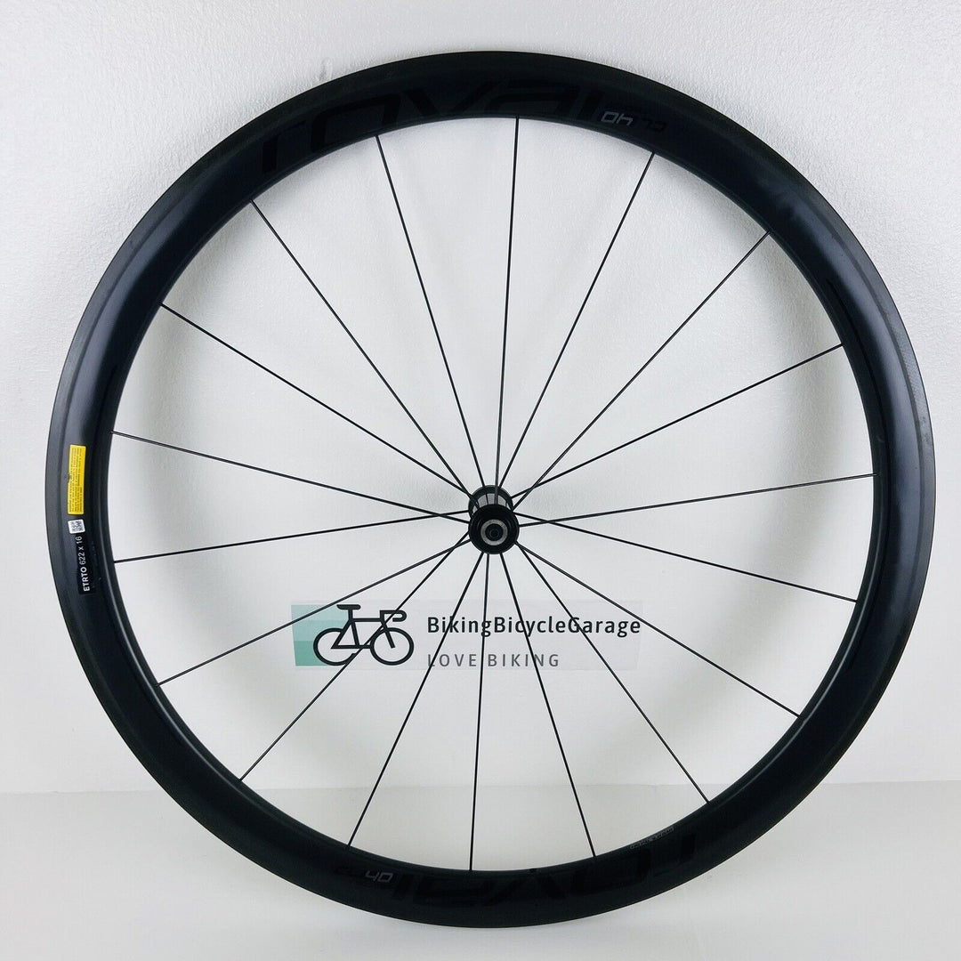 Roval Rapide CL 40 Carbon Clincher Wheelset Rim Brakes 11 Speed 1,490grams