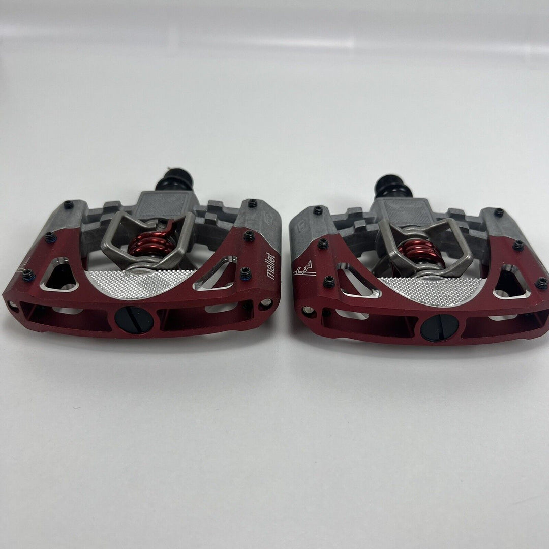 Crank Brothers Mallet 3 Dual Sided Clipless Pedals w/Platform 9/16" Aluminum Red