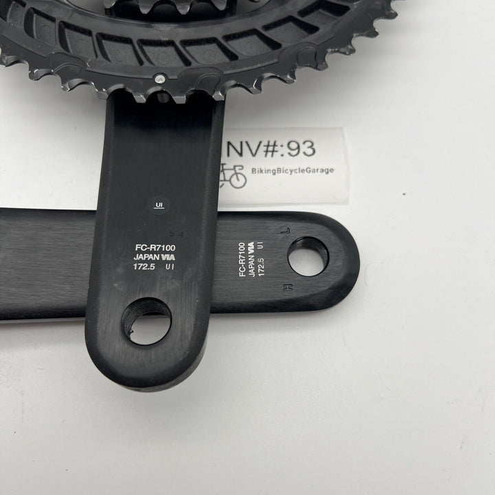 NEW Shimano 105 FC-R7100 12-Speed Crankset 172.5mm, 50-34T