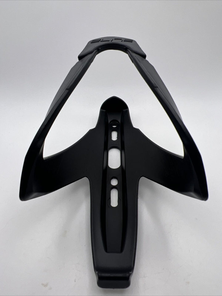 Elite Custom Race Skin Bicycle Water Bottle Cage - Black