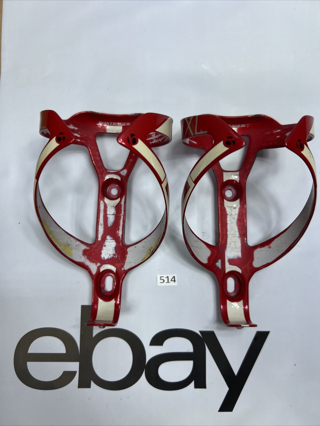 (2) Bontrager RXL Carbon Water Bottle Cages Road Triathlon MTB Pair! 47g