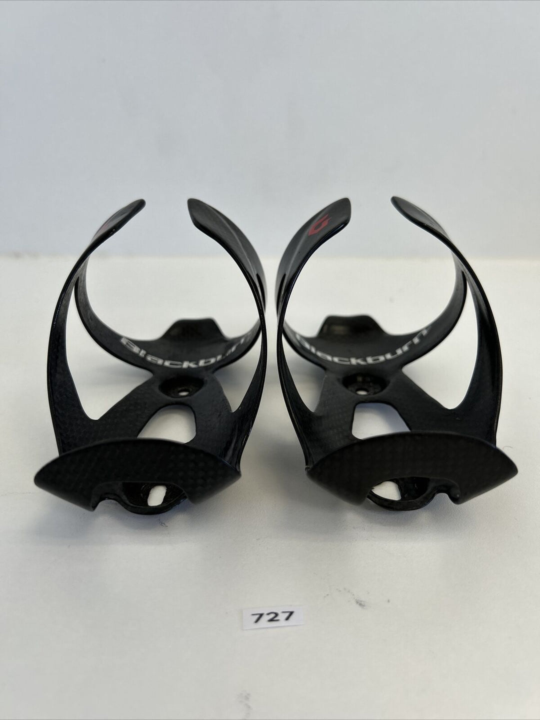 (2) Black Burn Carbon Water Bottle Cage