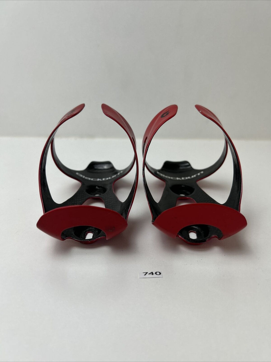 (2) Black Burn Carbon Water Bottle Cage