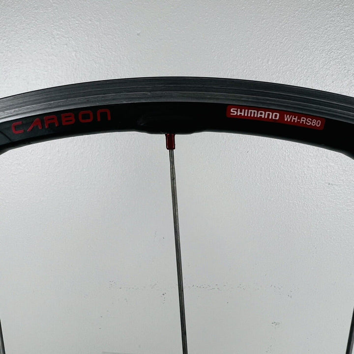 Shimano WH-RS80 Carbon Fiber Wheelset Clincher Rim Brake Shimano/Sram 10s 1520g