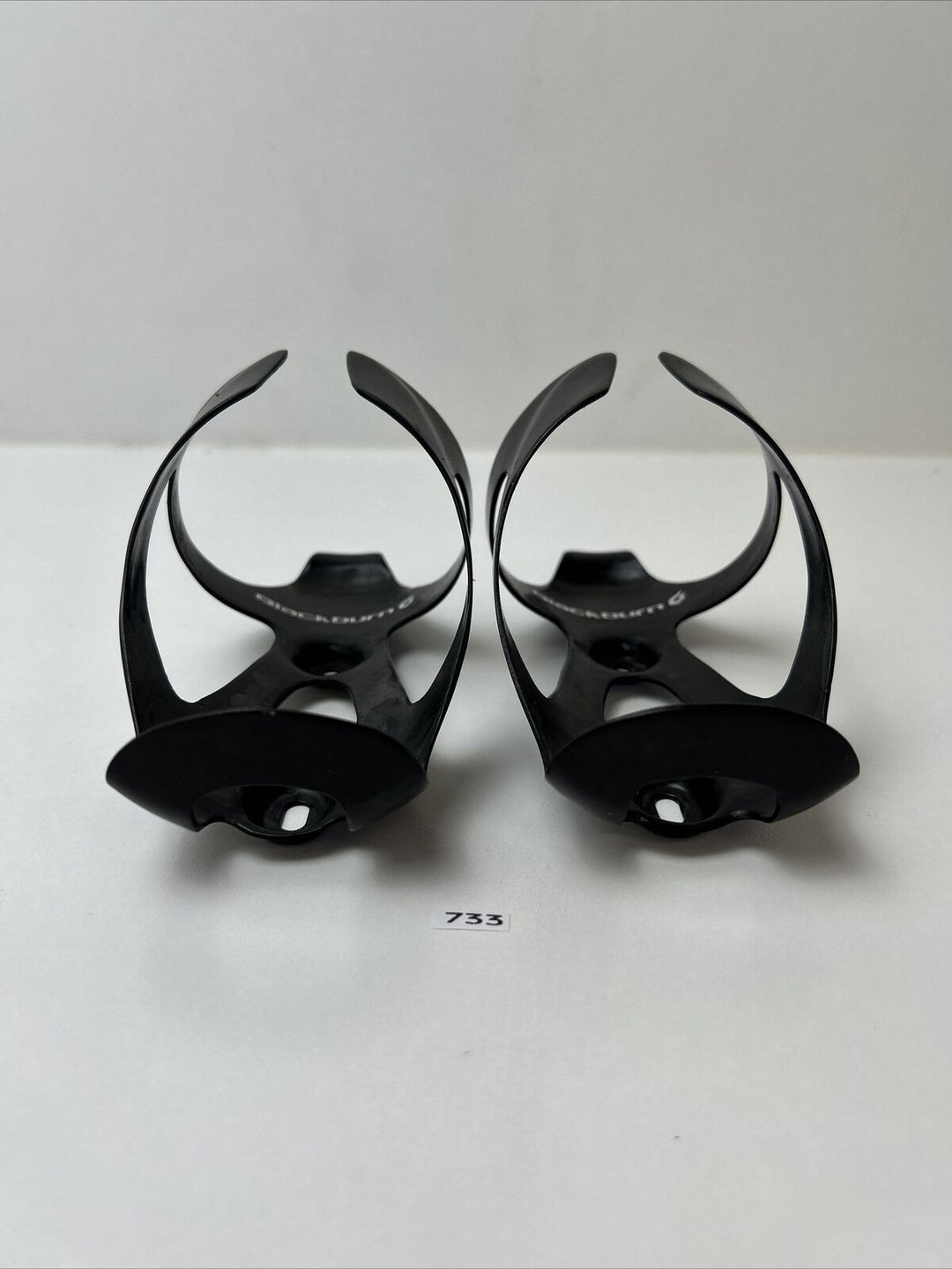 (2) Black Burn Carbon Water Bottle Cage