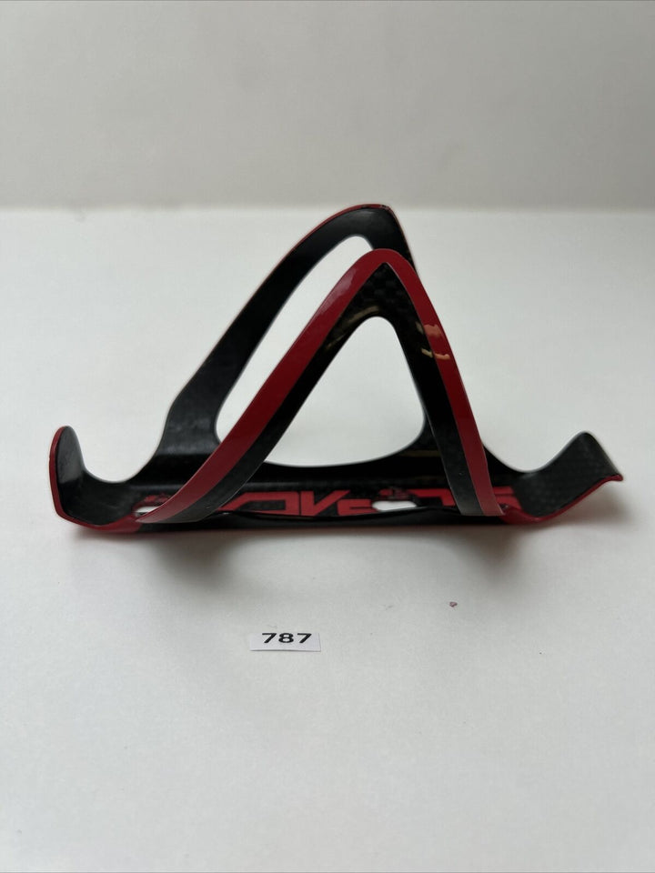 Supacaz Fly Carbon Bike Bicycle Water Bottle Cage Black / Red Bottle Cage