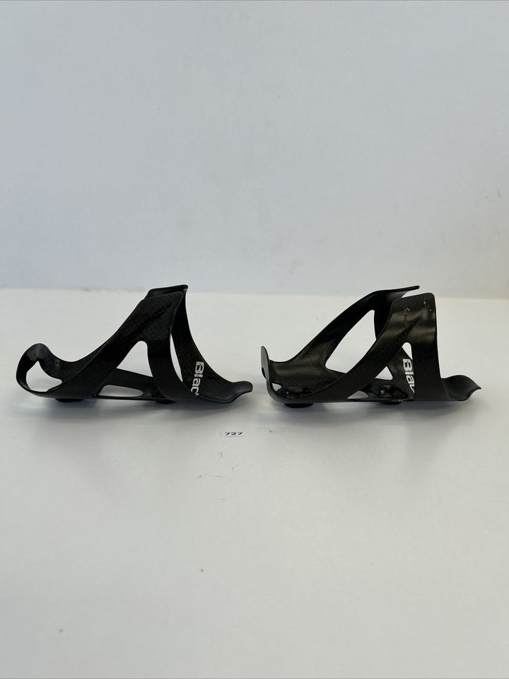 (2) Black Burn Carbon Water Bottle Cage