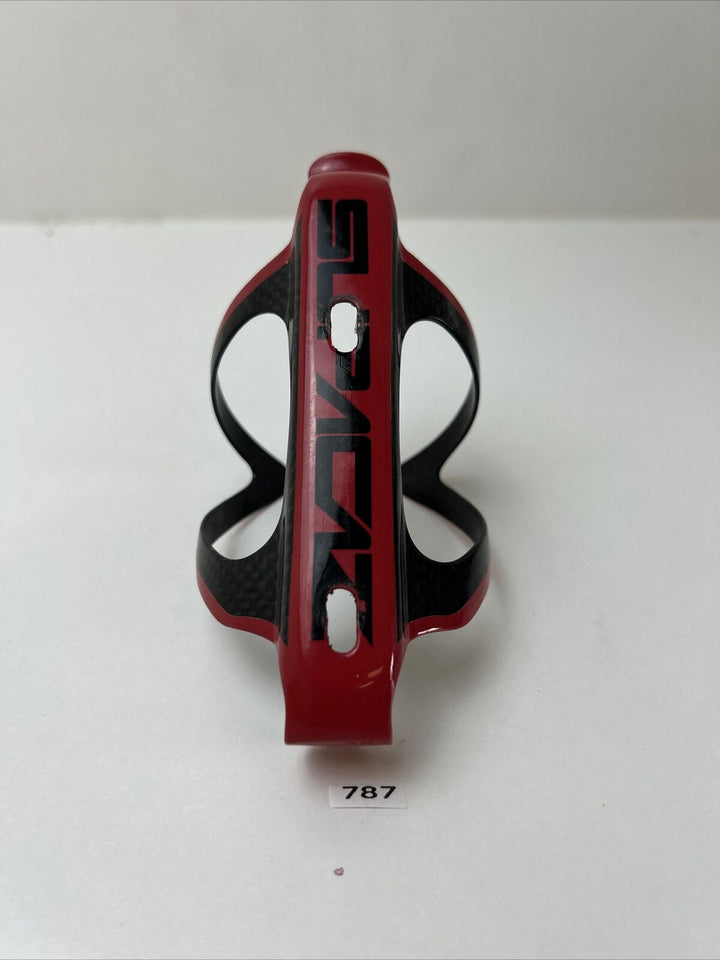 Supacaz Fly Carbon Bike Bicycle Water Bottle Cage Black / Red Bottle Cage