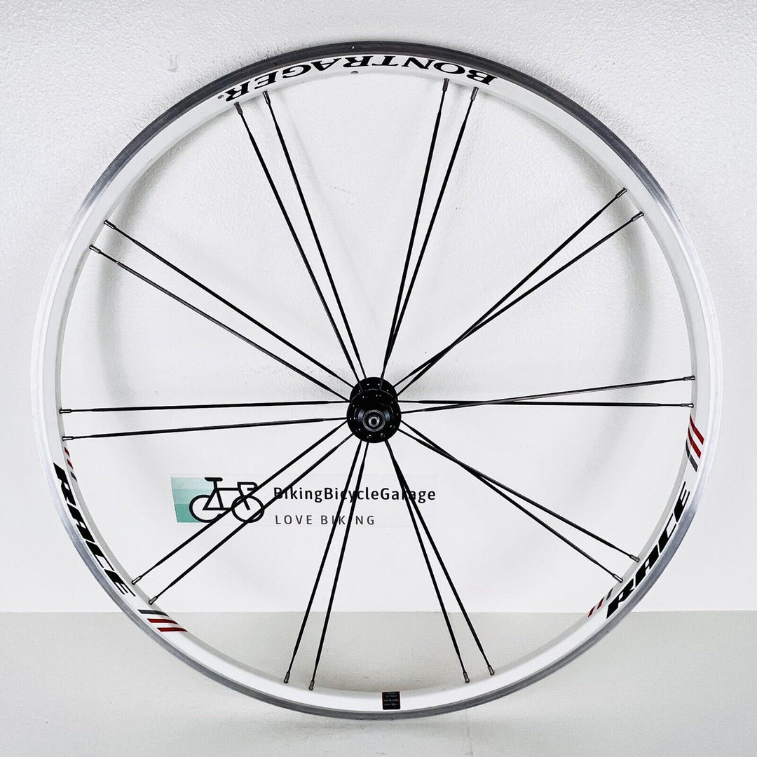 Bontrager Race White Rim Brake Front Road Bike Wheel Aluminum Clincher 790g