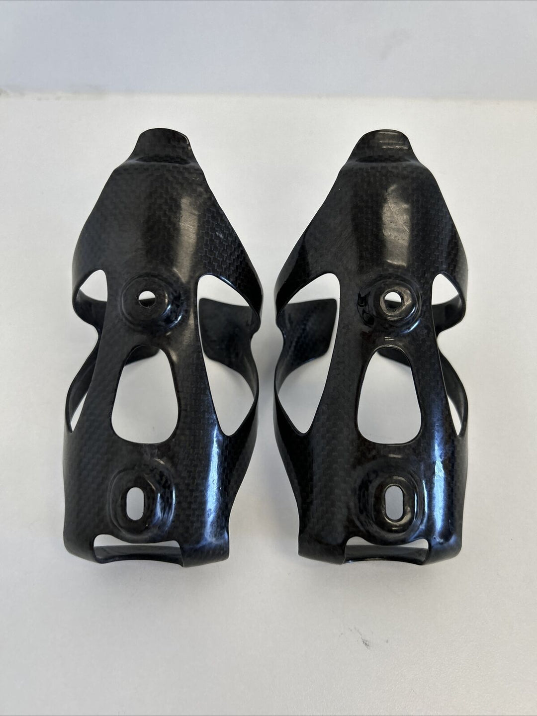 (2) Black Burn Carbon Water Bottle Cage