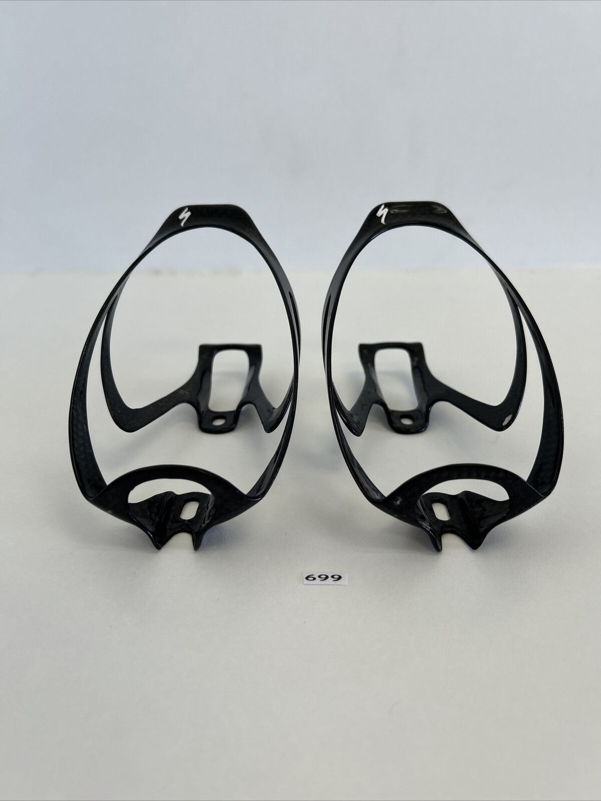 2) Specialized S-WORKS Carbon Rib Cage II Water Bottle Cages