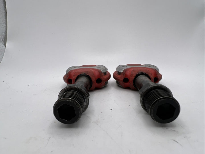 Speedplay Zero Cromoly Road TT Triathlon Bike Pedals - Red - 219 Grams