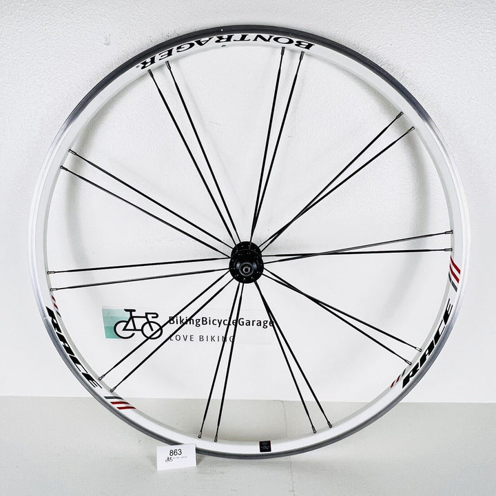 Bontrager Race White Rim Brake Front Road Bike Wheel Aluminum Clincher 790g