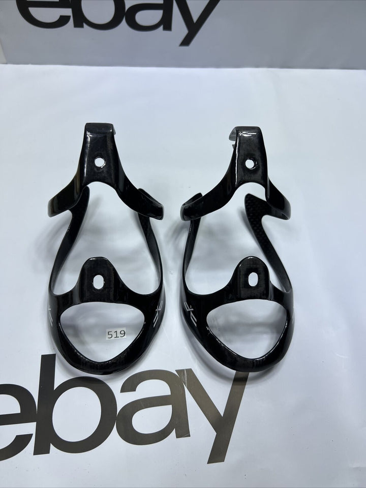 (2) Forte Carbon Water Bottle Cages Road Triathlon MTB Pair!