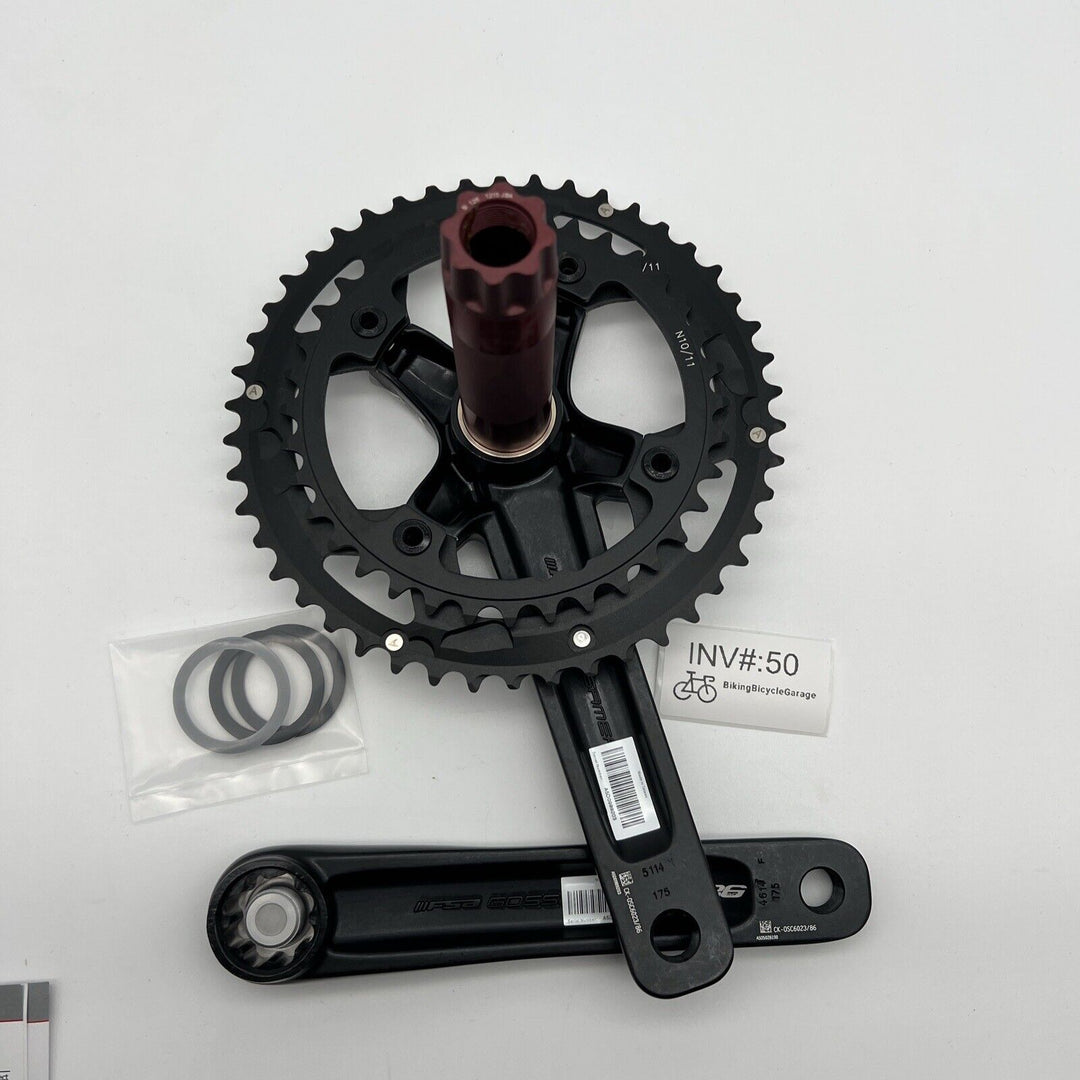 NEW FSA Gossamer Pro Compact Crankset 10/11-Speed 175mm ABS 46/36t BB386 Evo