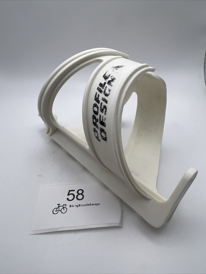 Profile design Bicycle water bottle cage White