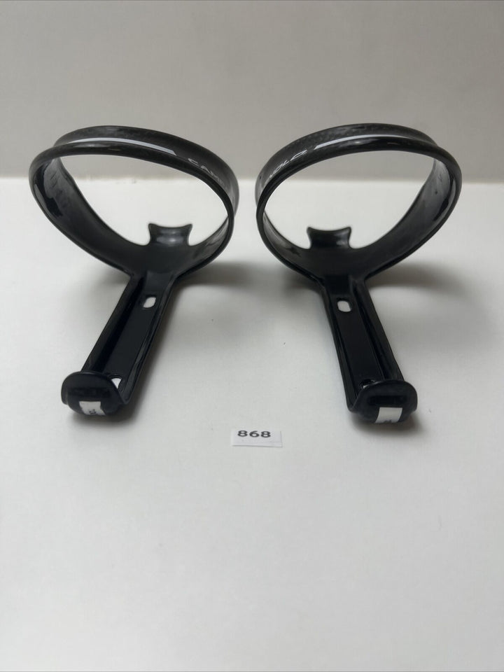 Pair Of Campagnolo  Super Record Carbon Fiber Water Bottle Cages 51g