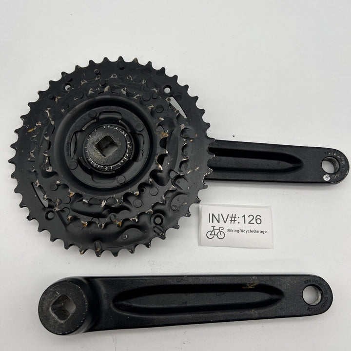 Shimano FC-MT100 2x9 Speed MTB Bike Crankset 40/30/22T 175mm