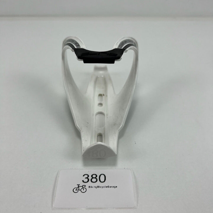 Elite Custom Race Road Bike MTB Bicycle Water Bottle Cage - White / Black