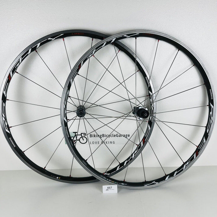 Shimano WH-RS80 Carbon Fiber Wheelset Clincher Rim Brake Shimano/Sram 10s 1520g