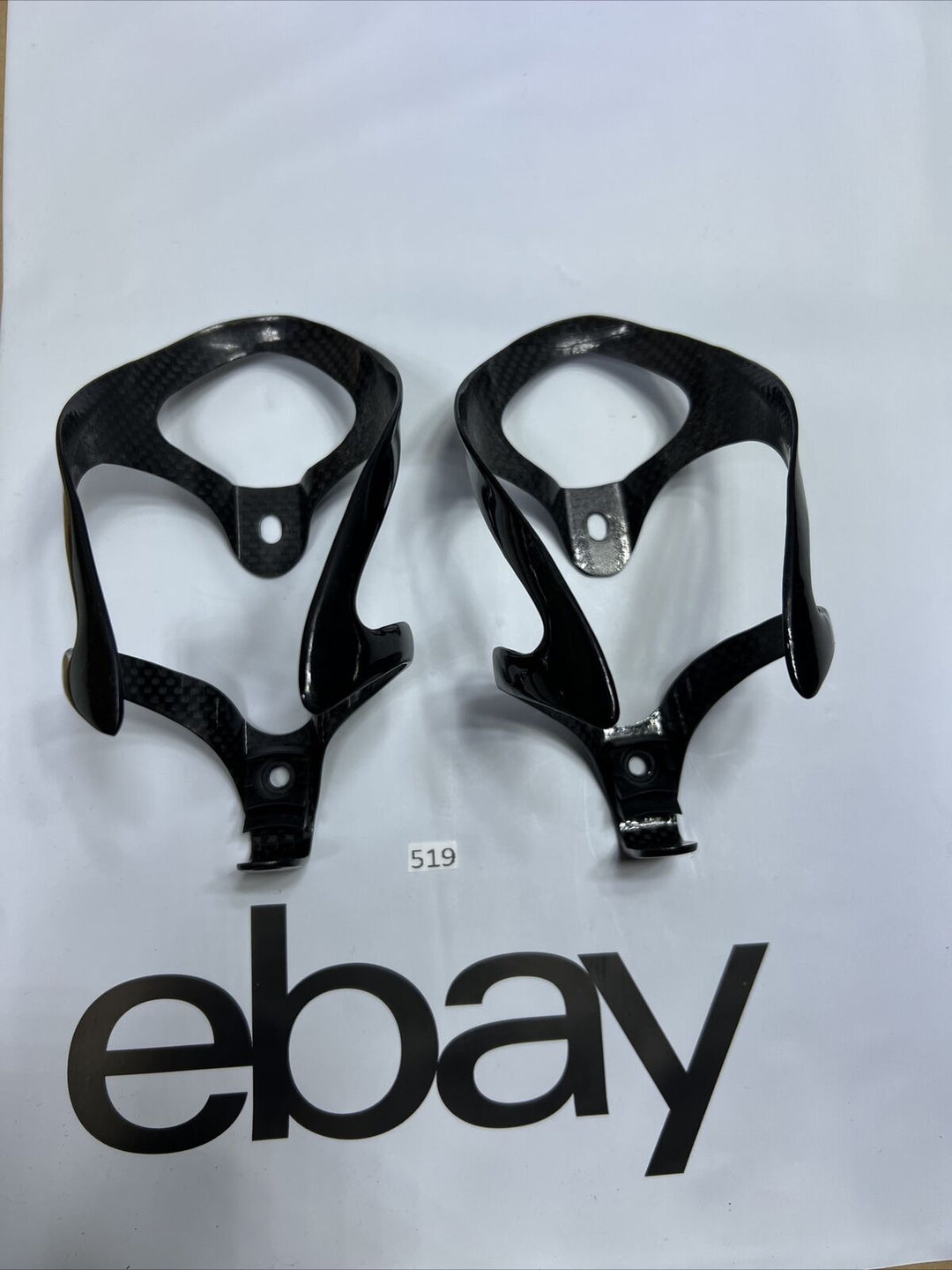 (2) Forte Carbon Water Bottle Cages Road Triathlon MTB Pair!