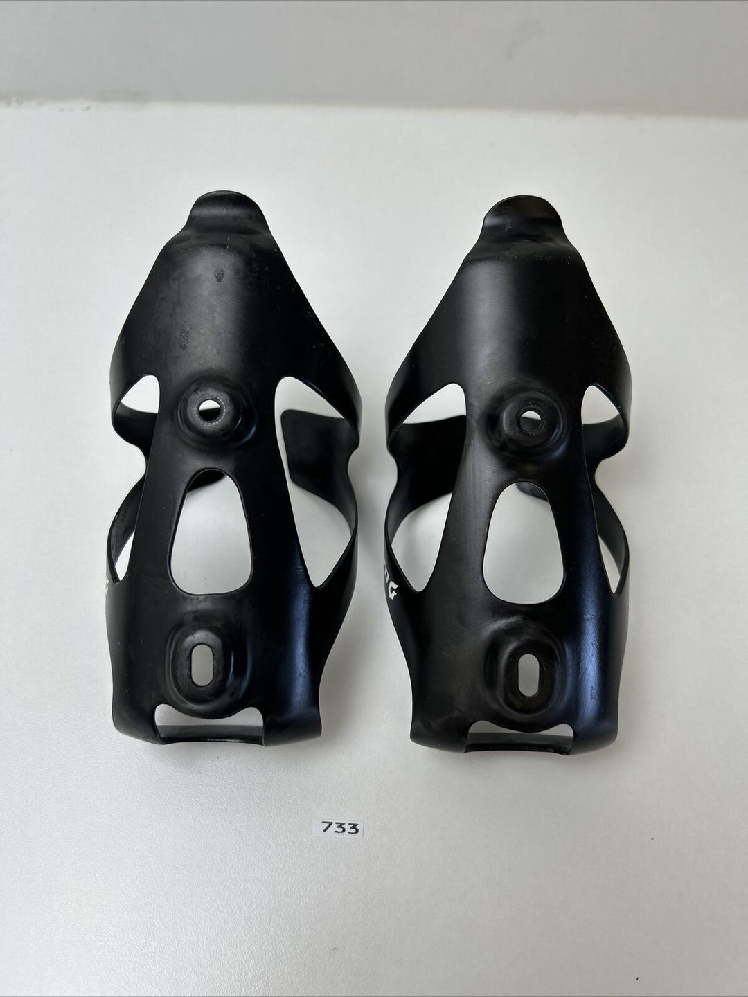 (2) Black Burn Carbon Water Bottle Cage