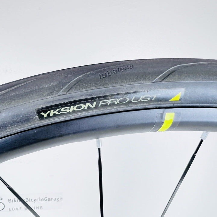 Mavic Ksyrium UST Black Road/Gravel Bike Tubeless Ready W/tires 100/142/12mm