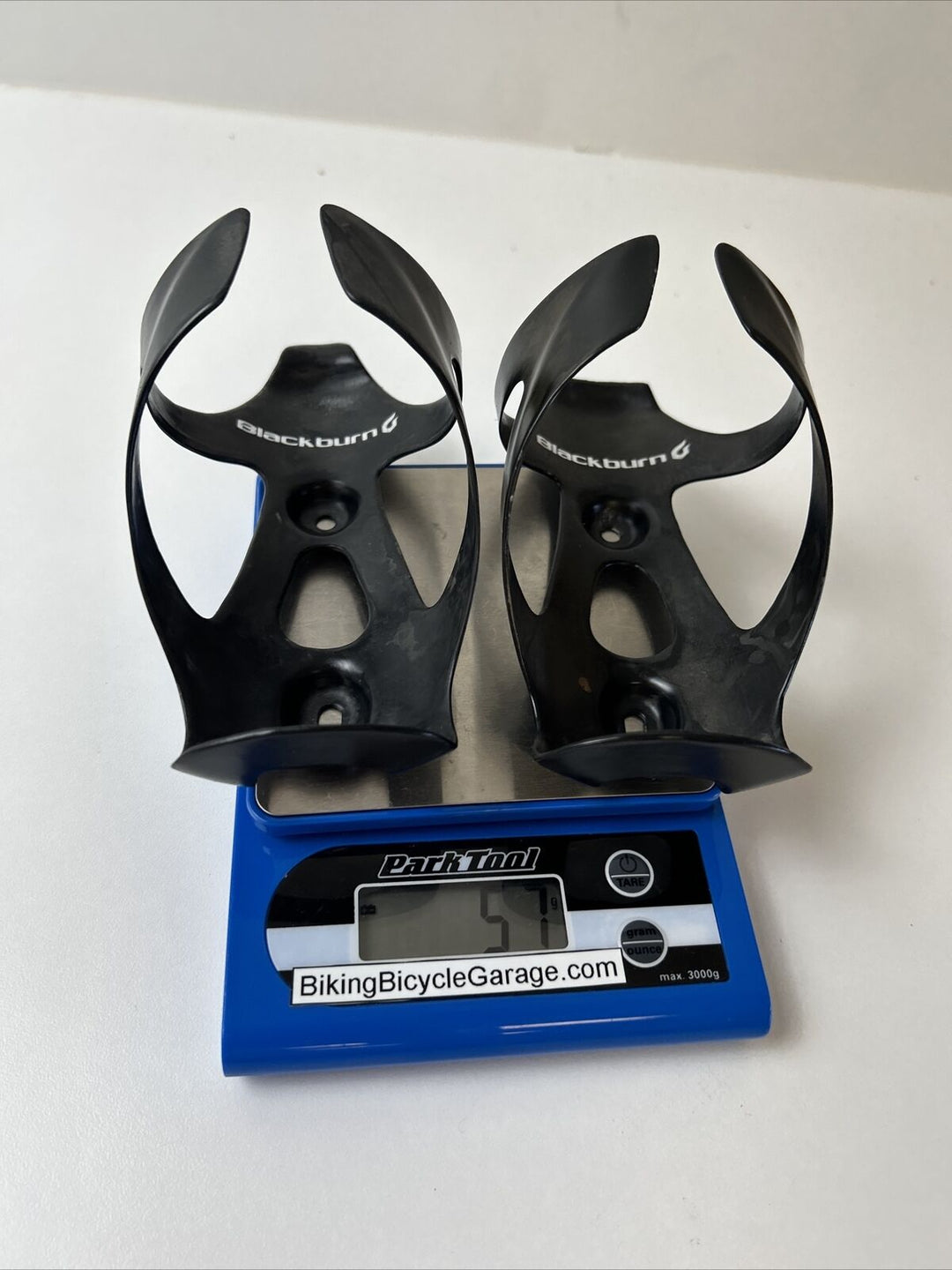 (2) Black Burn Carbon Water Bottle Cage