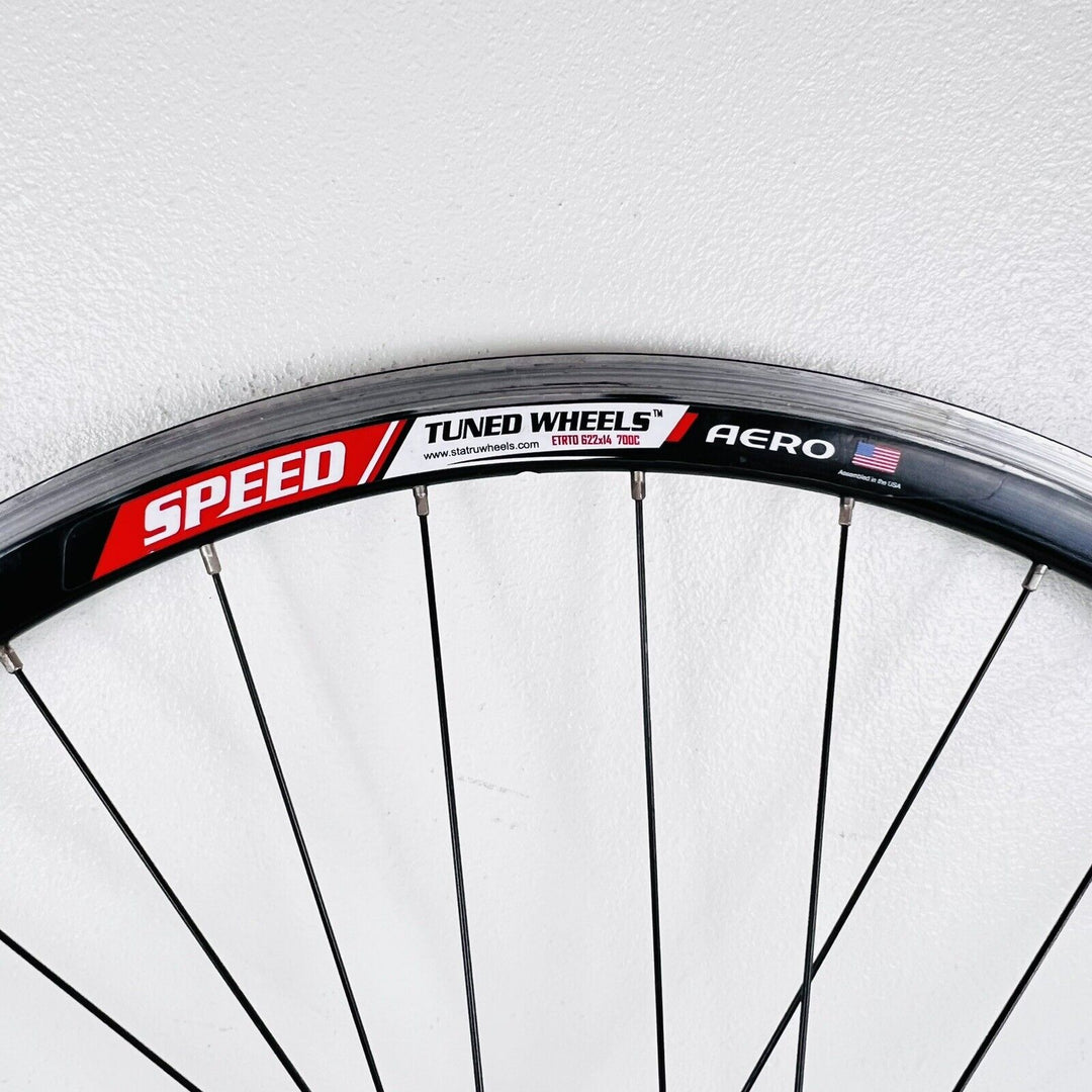 Speed Tuned Wheels Aero Shimano FH-2200 Hub Rear Wheel 700c Rim Brake 10s 1090g