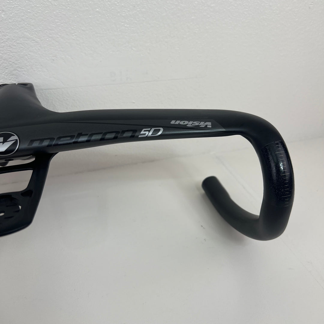 Used Vision Metron 5D Carbon Fiber Bike Integrated Handlebar, 120mm, 42cm, 512g