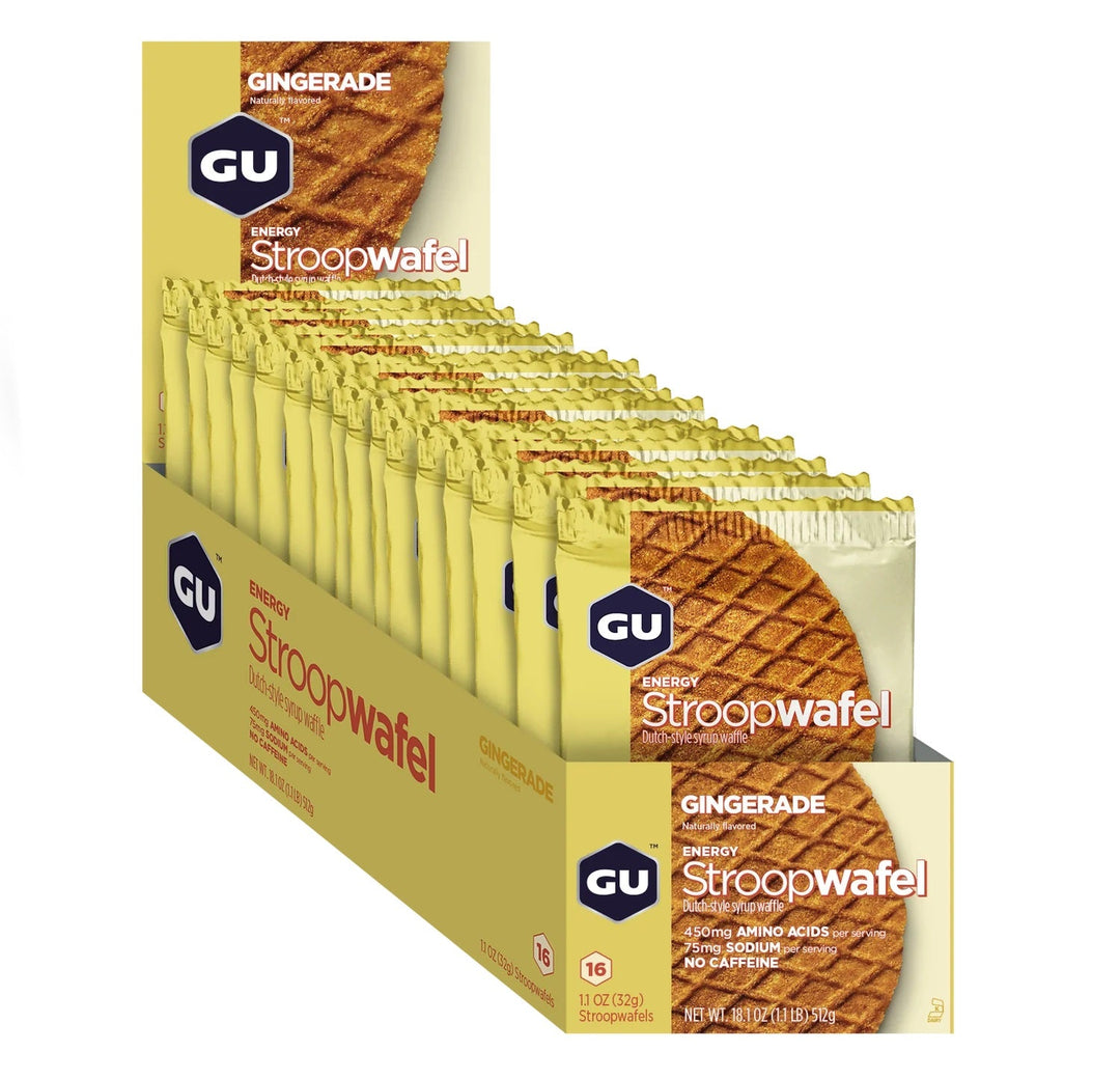 GU Energy Stroopwafel, 16 Pkt Box Gingerade