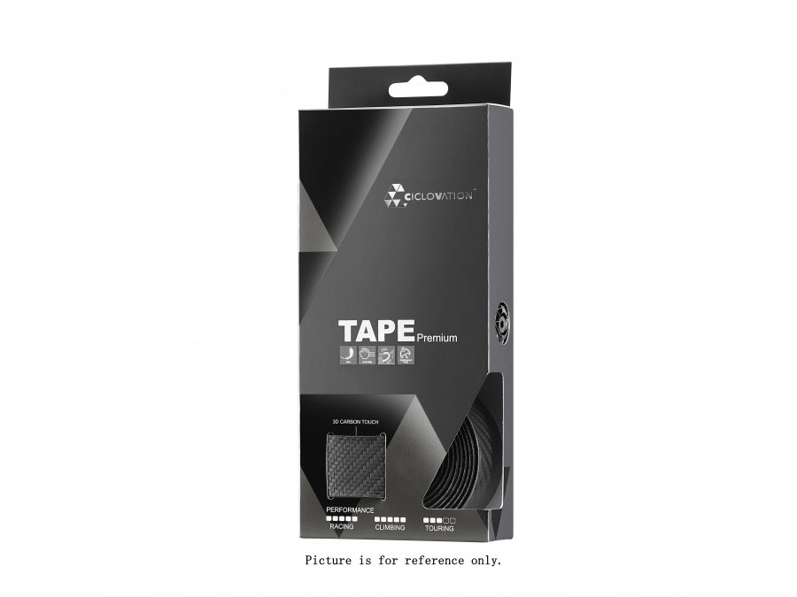 Ciclovation Leather Touch Bar Tape Diamond Black