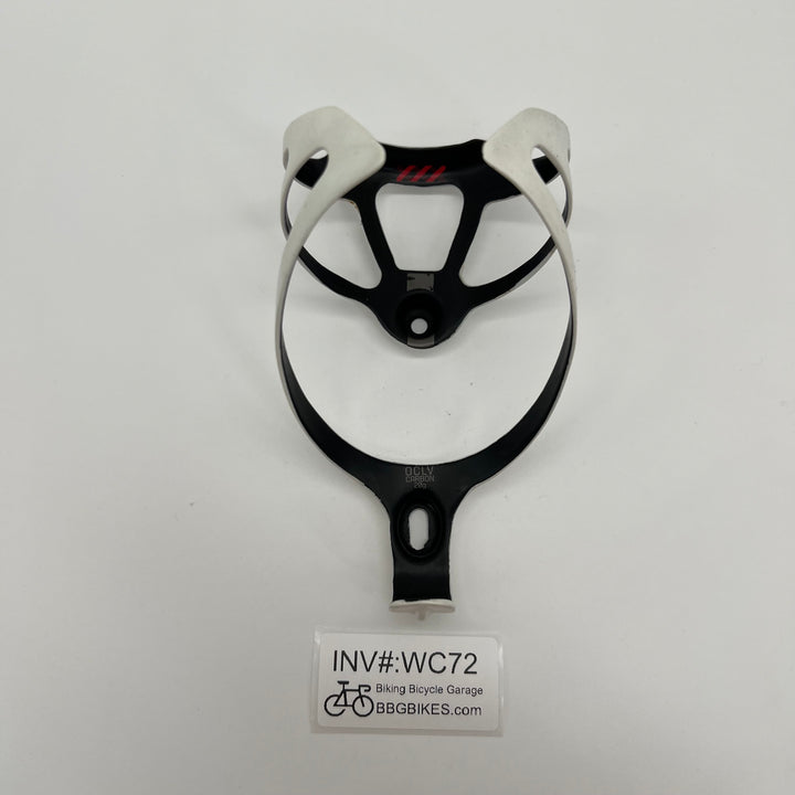 White Bontrager xXx Carbon Fiber Bike Bicycle Water Bottle Cage