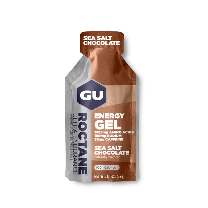 GU Roctane Energy Gels 24ct Box Sea Salt Chocolate
