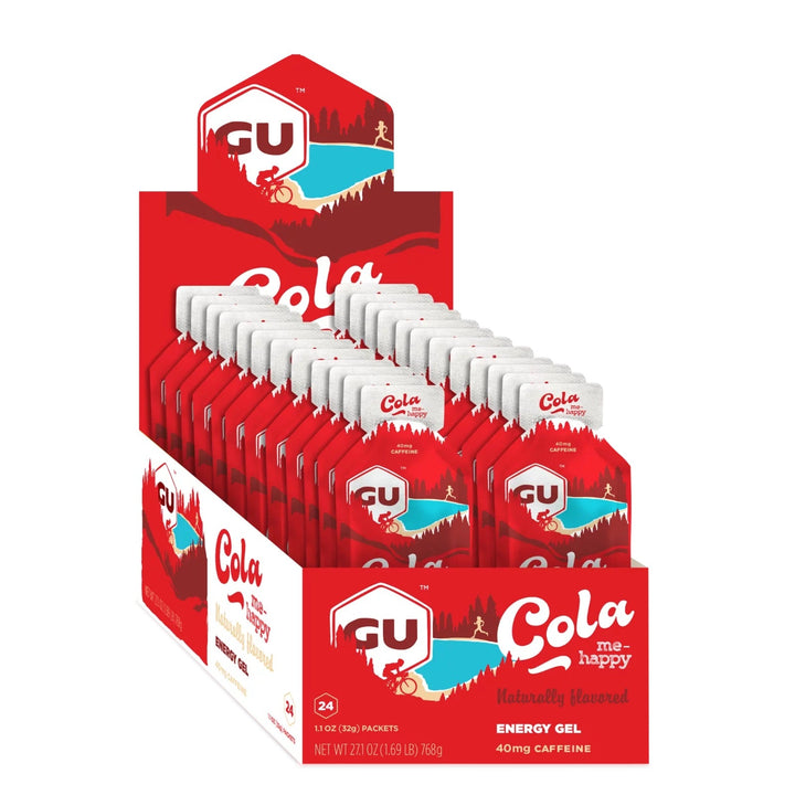 GU Energy Gels 24ct Box Cola-Me-Happy