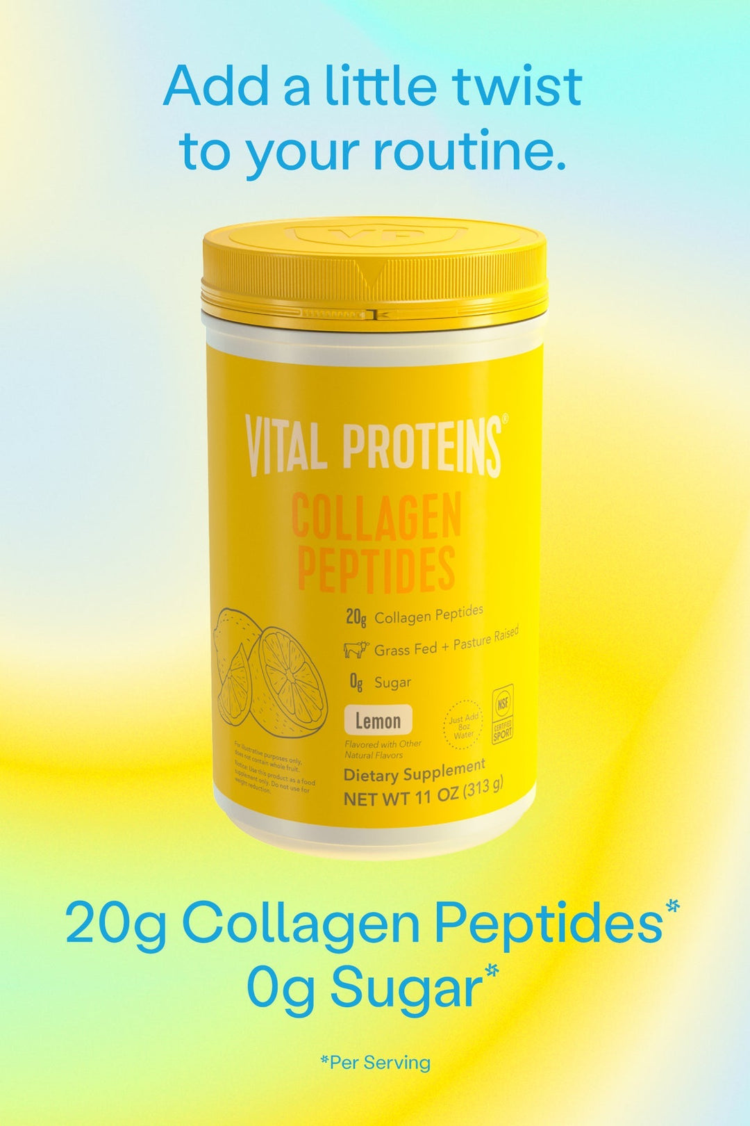 Vital Proteins Collagen Peptides Lemon 11oz