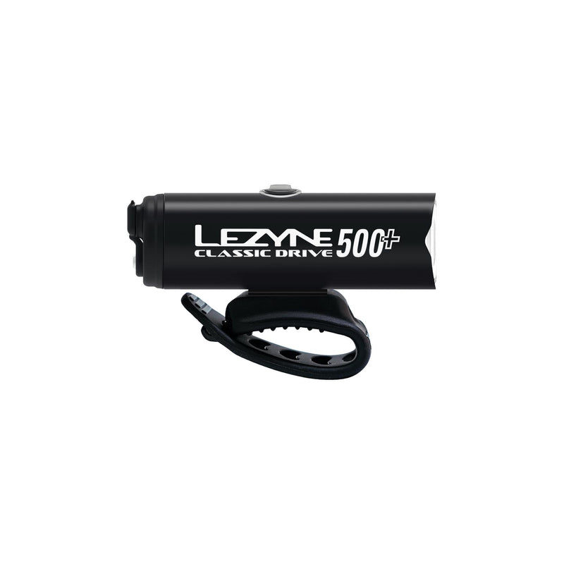 Lezyne Classic Drive 500+ Front Headlight, Satin Black