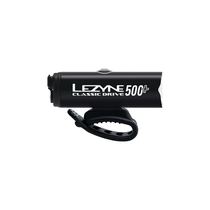 Lezyne Classic Drive 500+ Front Headlight, Satin Black