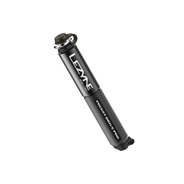 Lezyne Pocket Drive Pro Hand Pump, Matte Black / Black