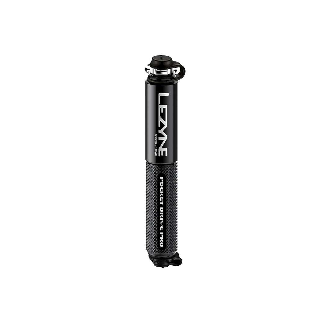 Lezyne Pocket Drive Pro Hand Pump, Matte Black / Black