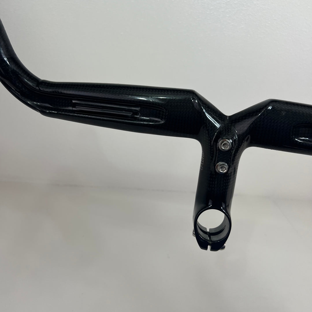 Used Pro Vibe Stealth EVO Carbon Fiber Barstem Handlebar, 112mm, 44cm, 372g