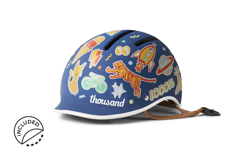 Thousand JR Kids Helmet, Blazing Blue